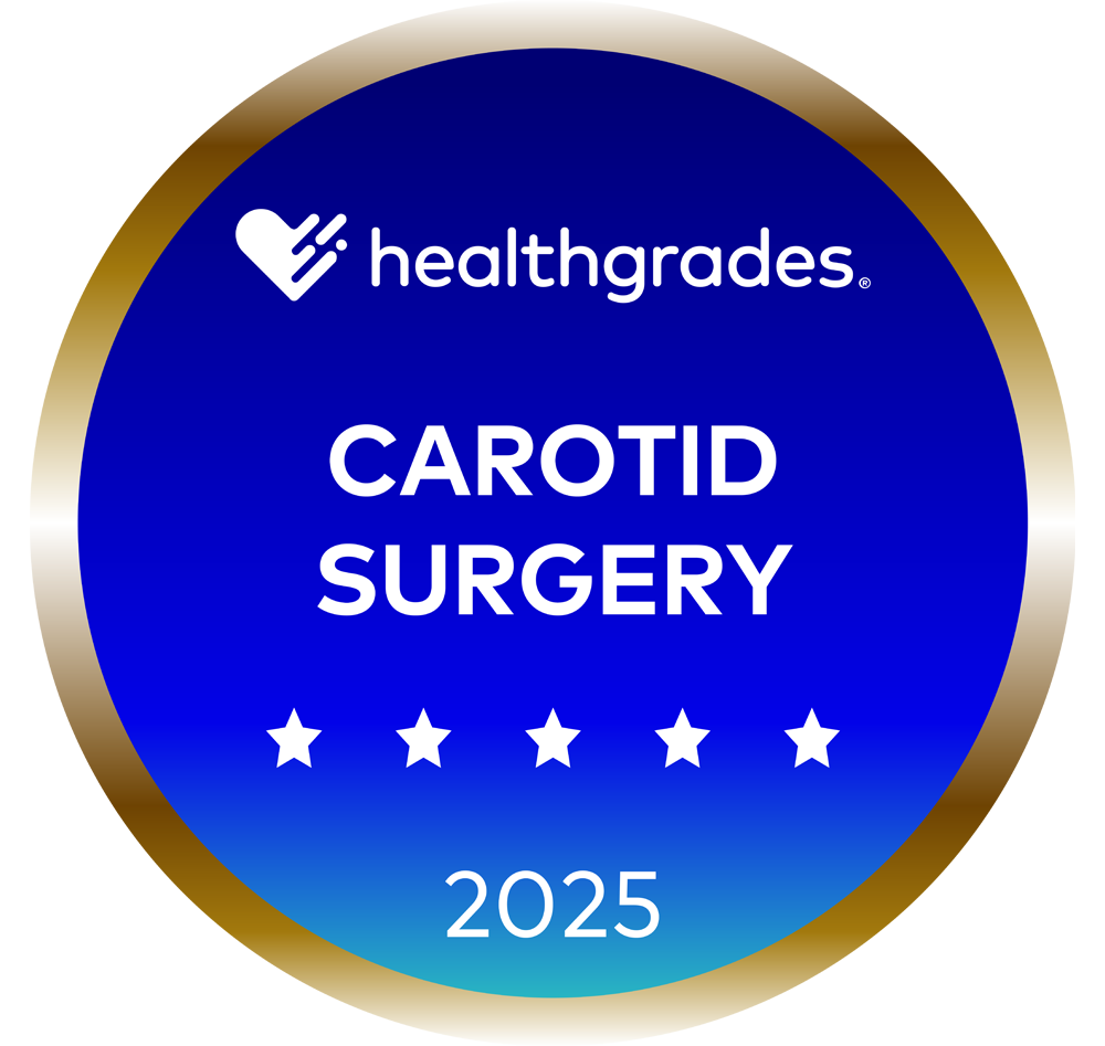Healthgrades Five-Star for Carotid Surgery Medallions