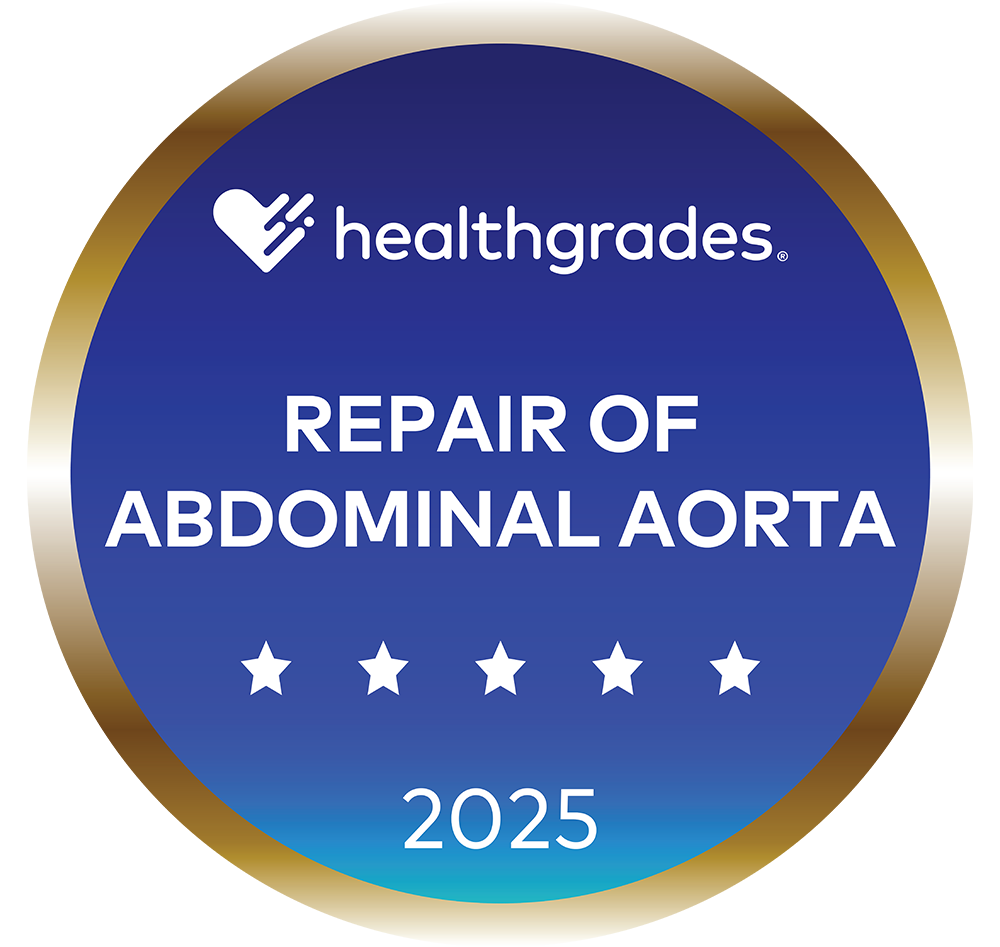 Healthgrades Five-Star for Repair of Abdominal Aorta Medallion