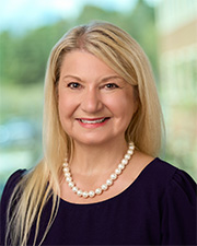 Head and shoulders portrait of Gail Kiser, 2025 Servant’s Heart Award Winner