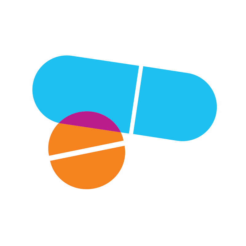 Iconography of two pills