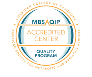 American College of Surgeons / American Society for Metabolic and Bariatric Surgery Quality Program Accredited Center seal