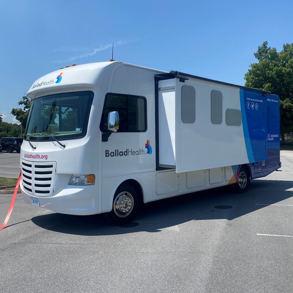 Ballad Health mobile health clinic van