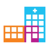 Hospital building icon