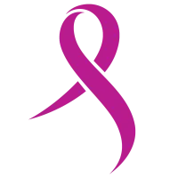 Breast cancer ribbon icon