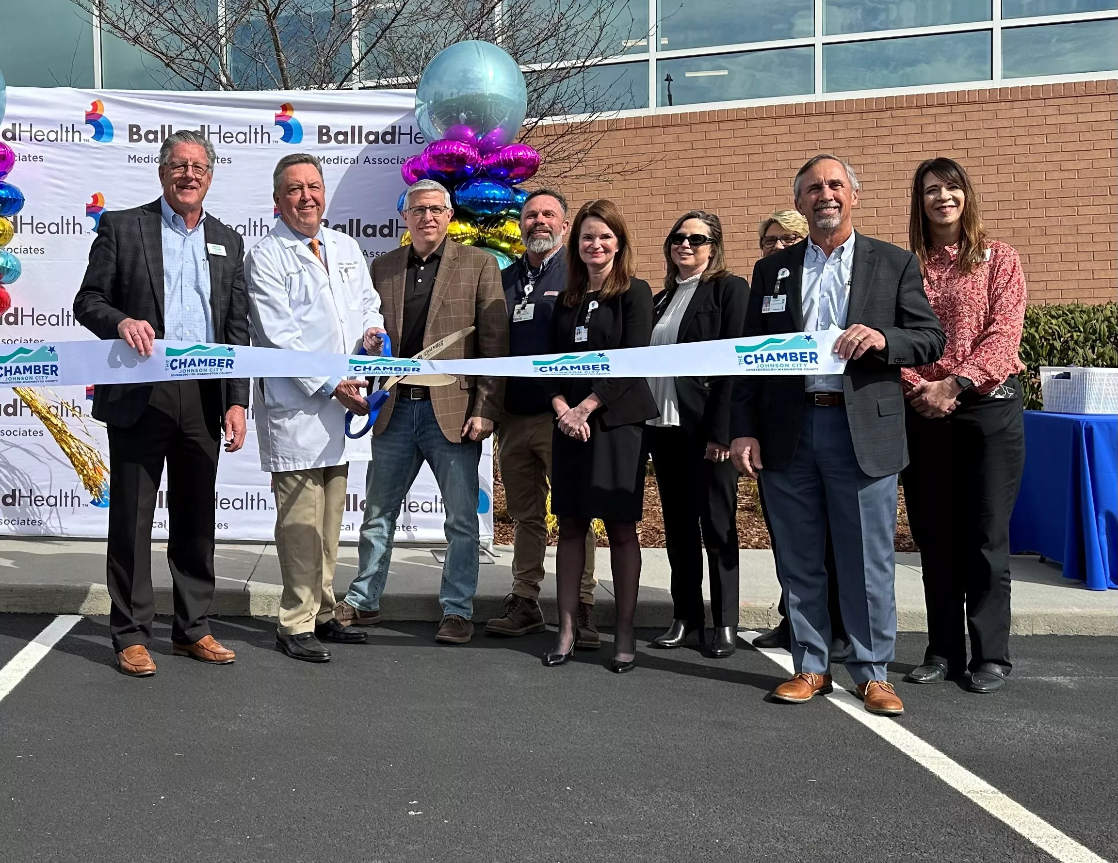 Ribbon cutting Urgent Care Sports Medicine