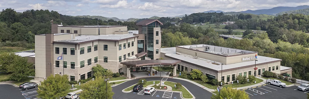 Smyth County Community Hospital aerial view
