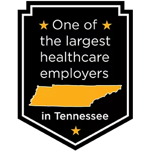 One of the largest healthcare employers in Tennessee badge