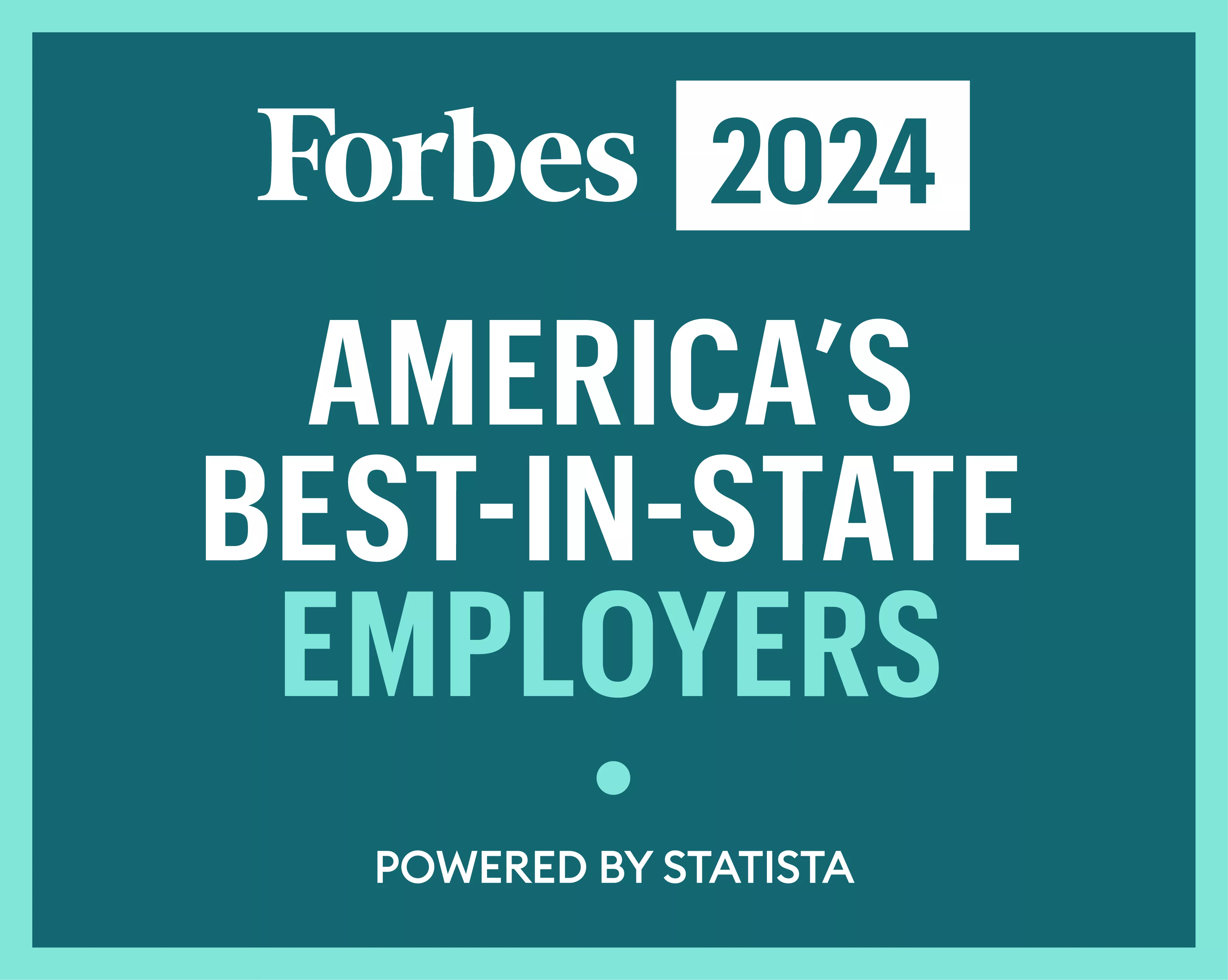 Forbes best-in-state employers badge