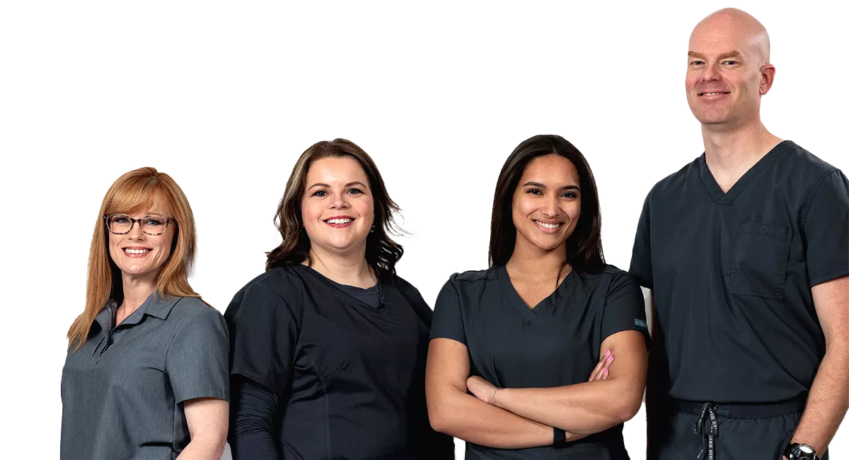 4 nurses standing together