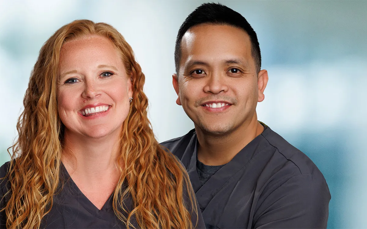 Portrait photo of two Ballad Health nurses