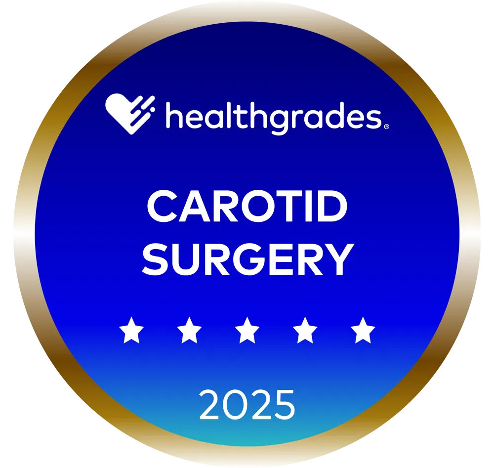 Healthgrades Five-Star for Carotid Surgery Medallion