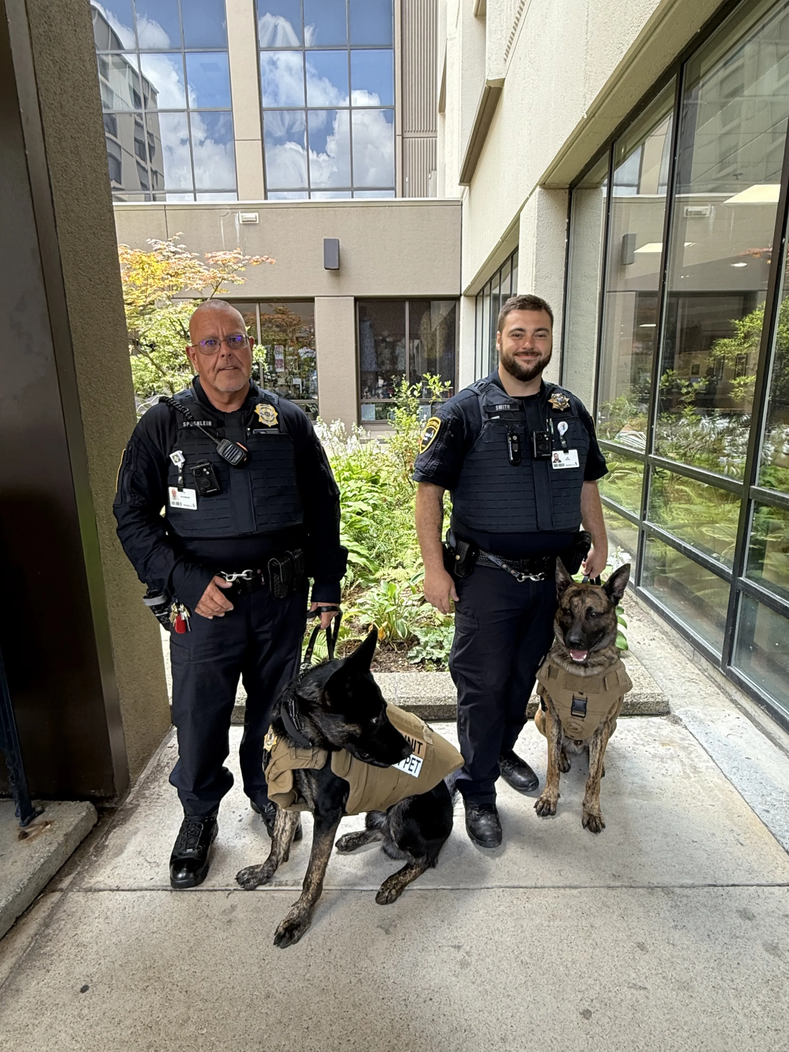 K9 units at Johnson City Medical Center