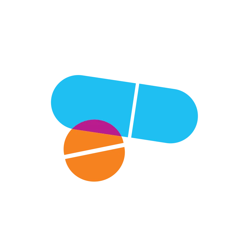 Icon of two pills next to one another