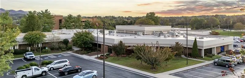 Facility exterior of Woodridge psychiatric hospital in Johnson City, Tennessee