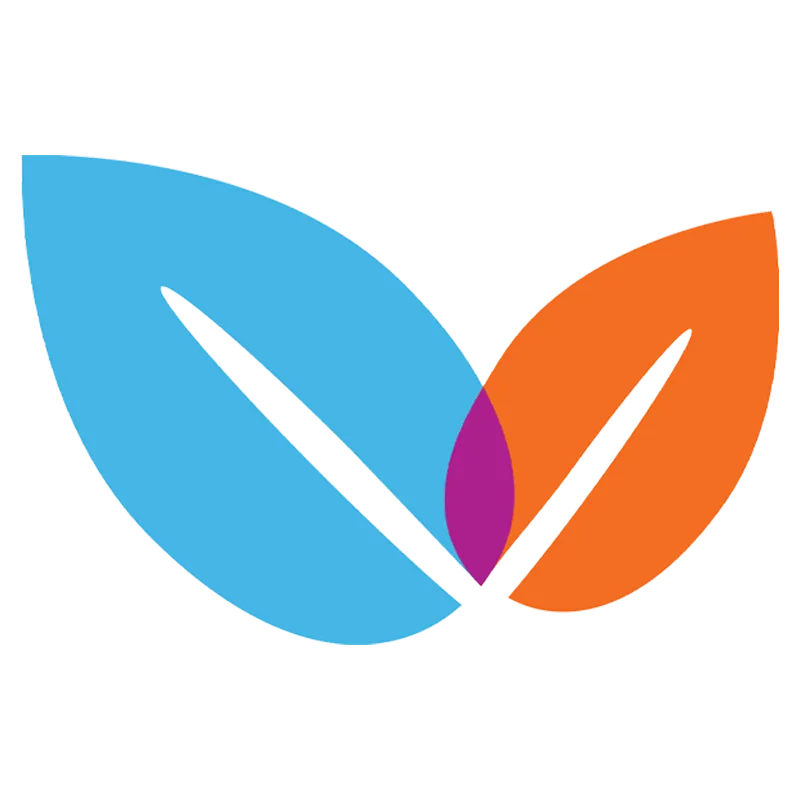 Icon representing two leaves