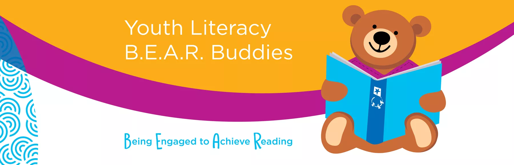 Youth literacy program bear mascot
