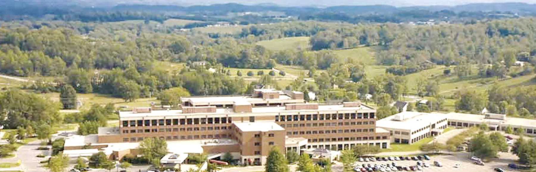 photo: Greeneville Community Hospital East exterior aerial shot